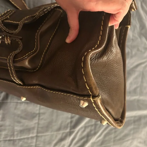 Chloe Edith Day Bag - Satchel - Dark Brown - Picture 15 of 16